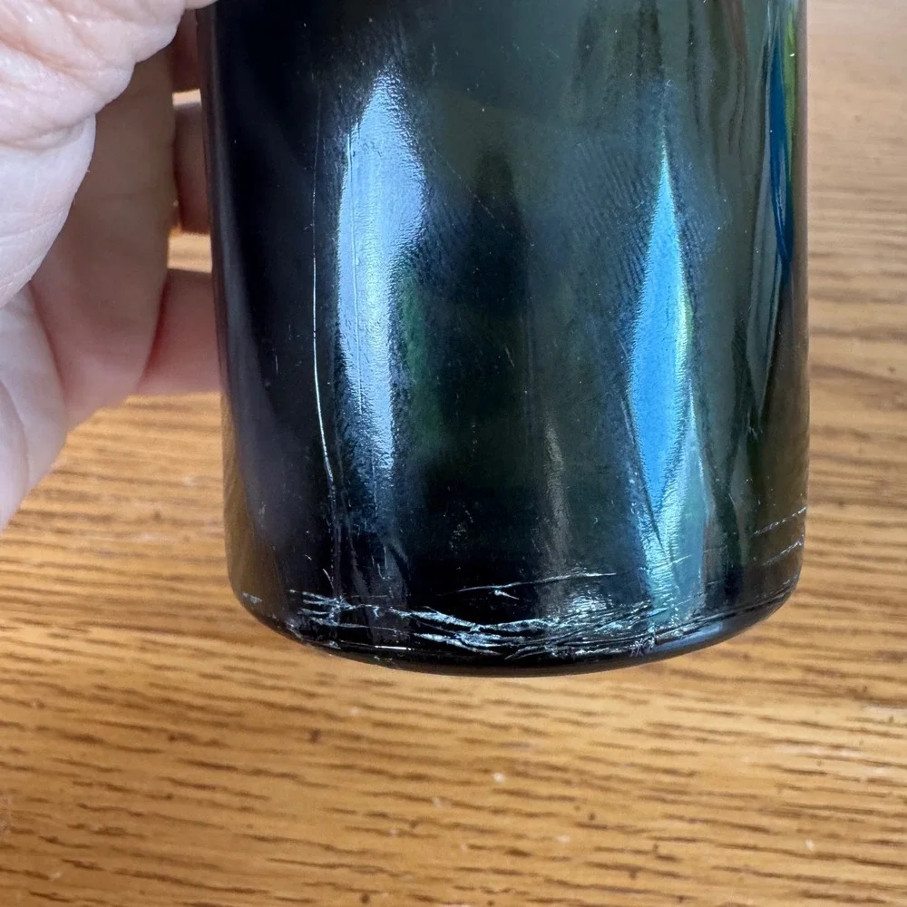 DARK OLIVE‎ GREEN Antique glass DR JGB SIEGERT & SONS Bitters Bottle